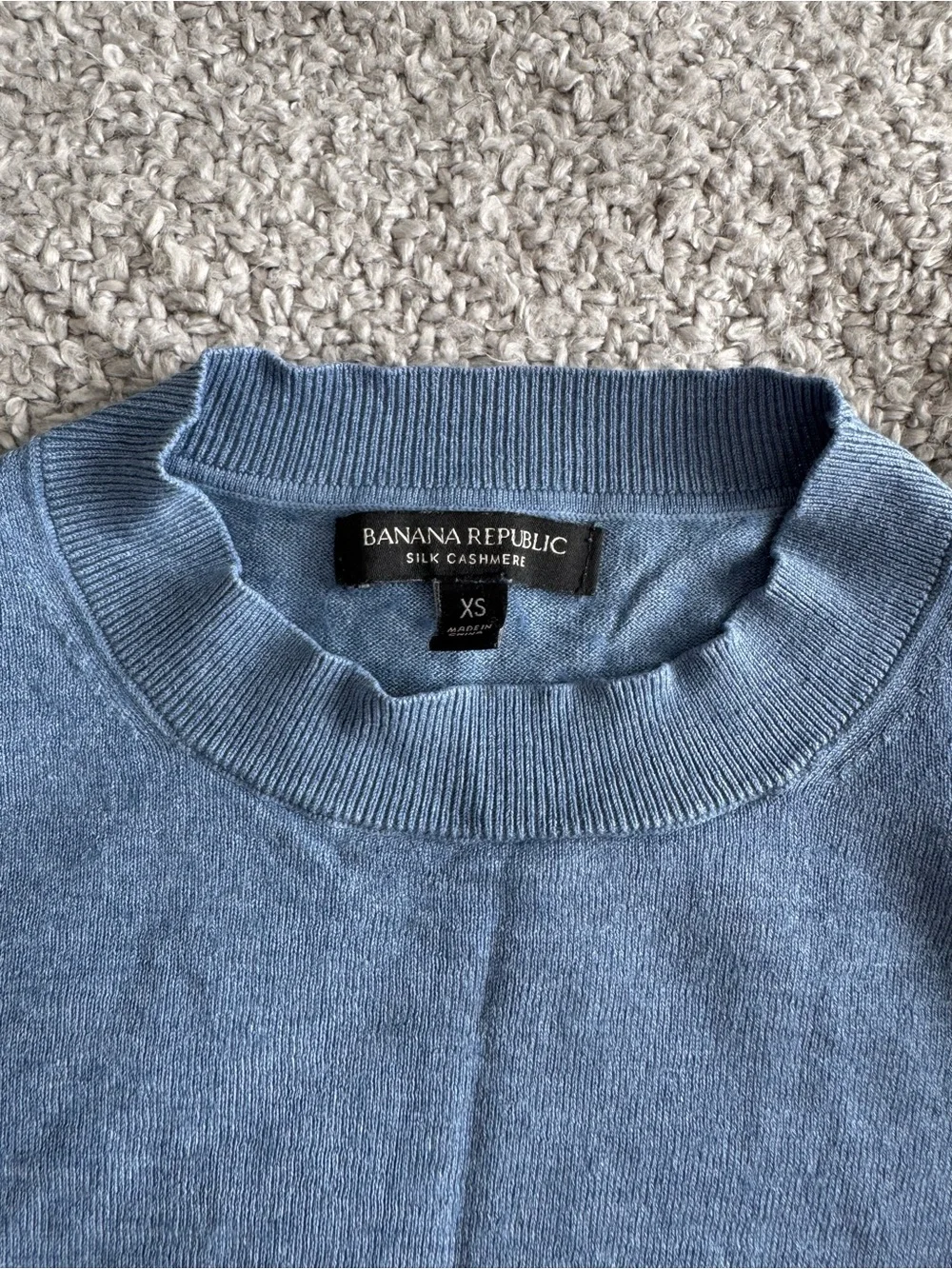 Banana Republic Women's Scoop-Neck Sweater in Slate Blue